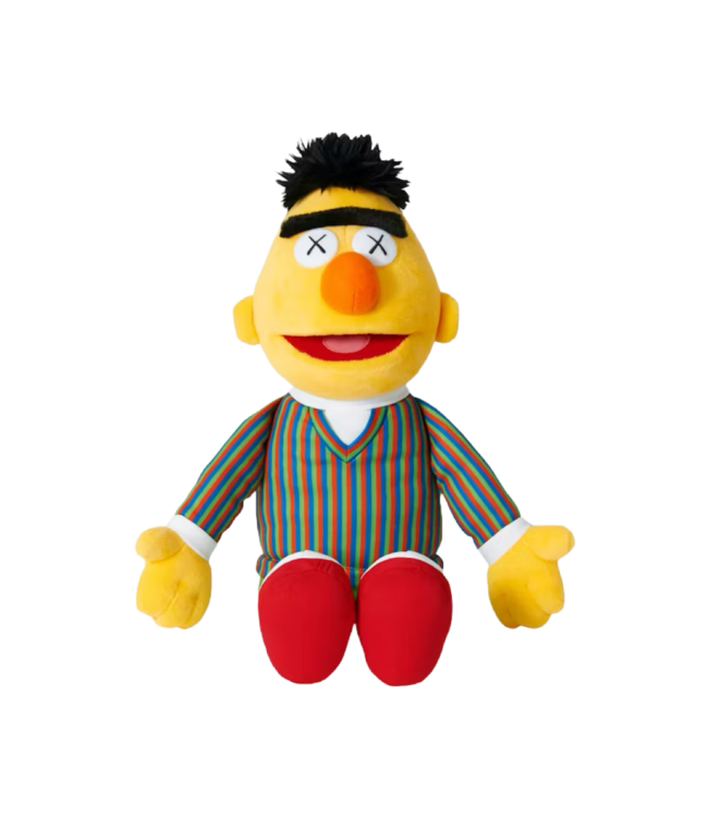 Vintage/ Re-Sale Vintage MR KAWS Sesame Street Bert Plush Yellow