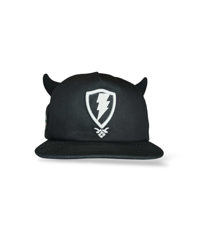 Jugrnaut Panels Horns Shield/Roses Unstructured Cap