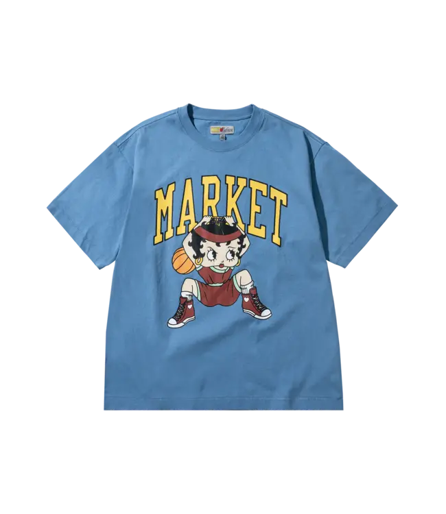 Market Market BETTY BOOP DUNKING T-SHIRT Blue