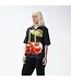 Market Market SMILEY CHERRIES SS BUTTON-UP Black