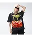 Market Market SMILEY CHERRIES SS BUTTON-UP Black