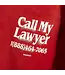 Market Market CALL MY LAWYER 3D T-SHIRT Candy Red