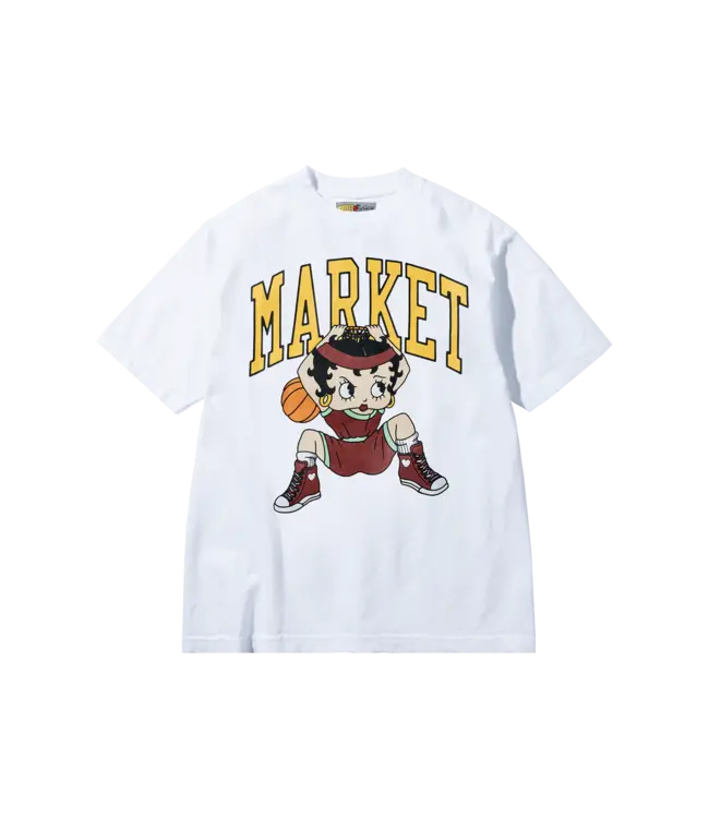 Market Market BETTY BOOP DUNKING T-SHIRT white