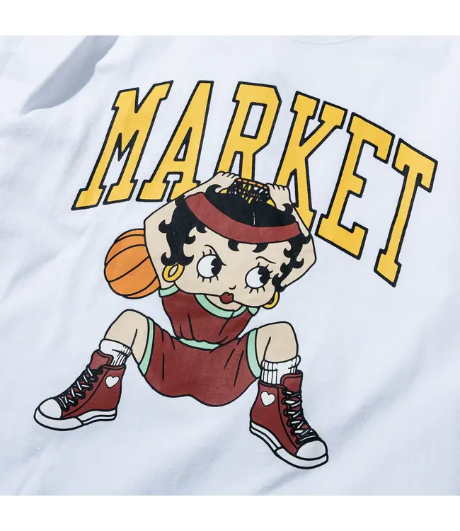 Market Market BETTY BOOP DUNKING T-SHIRT white