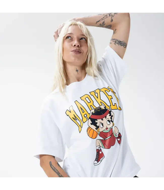 Market Market BETTY BOOP DUNKING T-SHIRT white