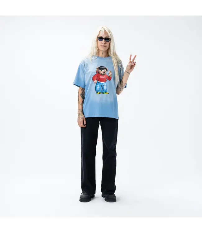 Market Market FIT CHECK BEAR T-SHIRT Blue