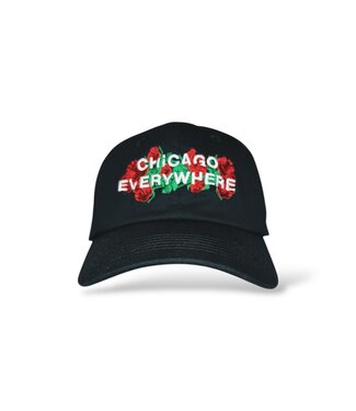 Jugrnaut Jugrnaut Chi Roses Sportsman Hat Black