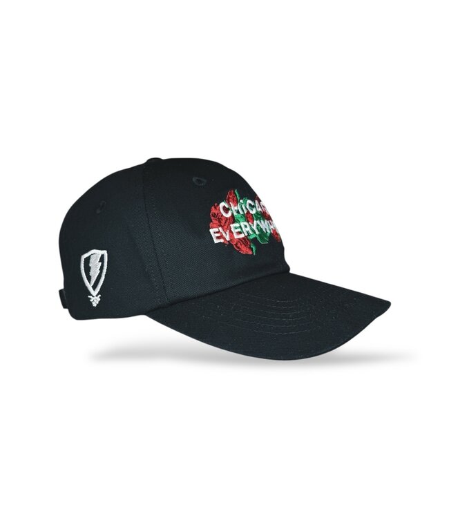 Jugrnaut Jugrnaut Chi Roses Sportsman Hat Black