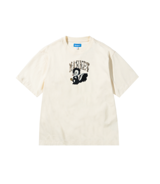 Market Market Smiley Quiet Cabin Tee Cream