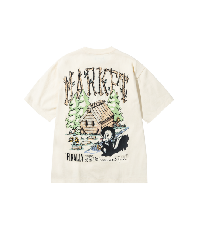 Market Market Smiley Quiet Cabin Tee Cream