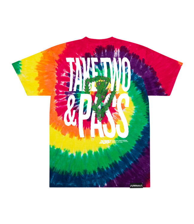 Jugrnaut Jugrnaut Puff Pals Tee Tie Dye Classic Rainbow