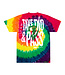 Jugrnaut Jugrnaut Puff Pals Tee Tie Dye Classic Rainbow
