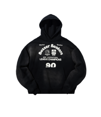 Market Market Buzzer Beaters Hoodie Washed Black