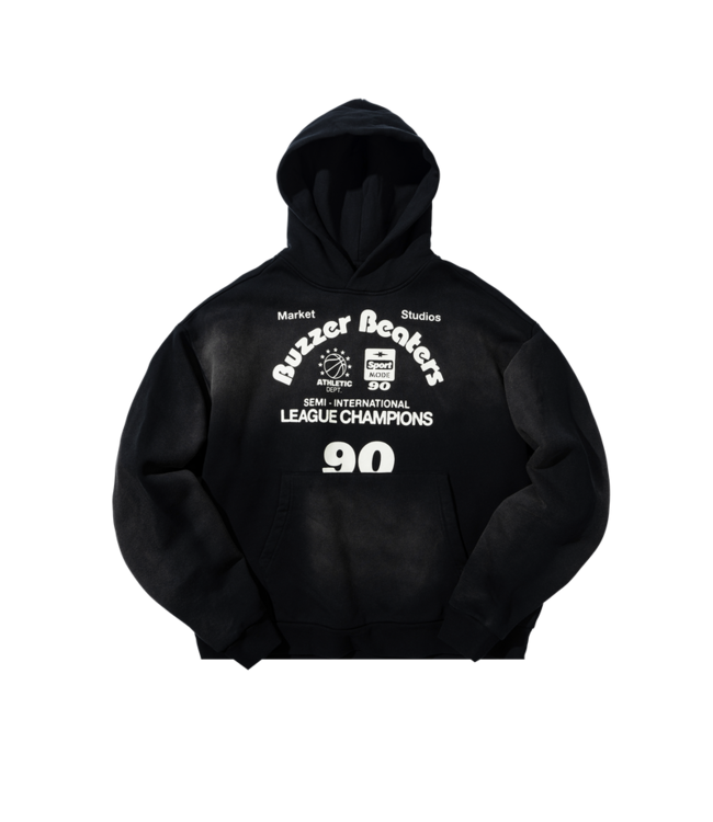 Market Market Buzzer Beaters Hoodie Washed Black