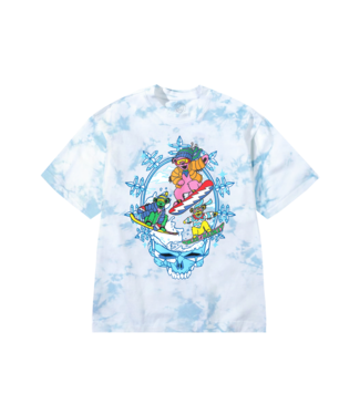 Market Market GD SNOWFLAKE Tee Blue Tie Dye