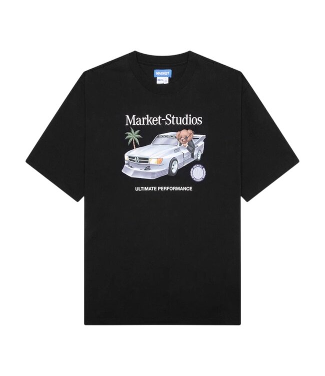 Market Market Des Bear Tee Black