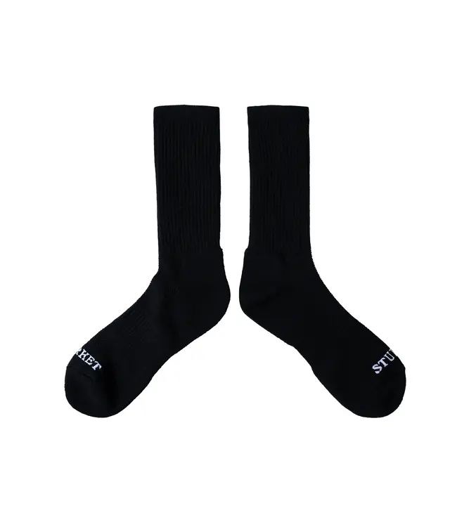Market Market Smiley Badge Sock Black
