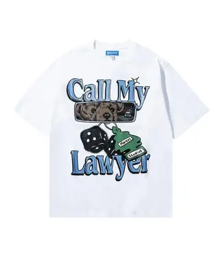 Market Market Call My Lawyer Chase Tee White