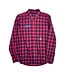 Jugrnaut Jugrnaut Panther Crest  Poplin Shirt Red Navy Standard Fit