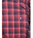Jugrnaut Jugrnaut Panther Crest  Poplin Shirt Red Navy Standard Fit
