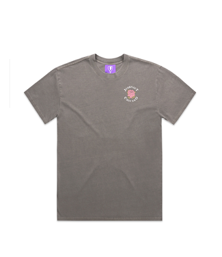 Jugrnaut Jugrnaut Pink Roses Tee Slate