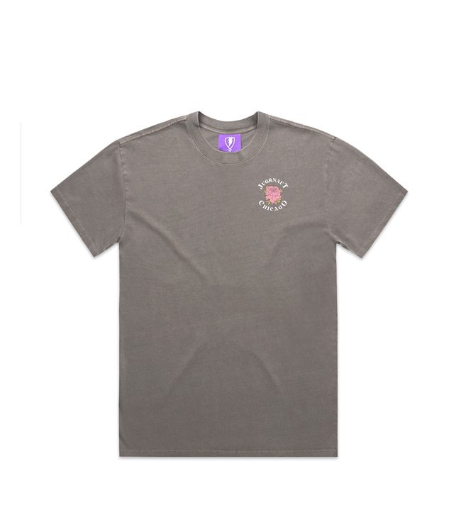 Jugrnaut Jugrnaut Pink Roses Tee Slate