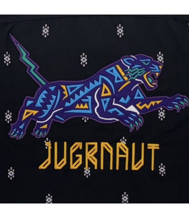 Jugrnaut Jugrnaut Tribal Panther SS Button Up Dark Navy