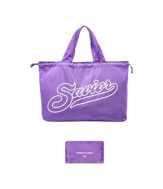 Paper Planes Paper Planes x Jae Tips Packable Tote Bag Purple