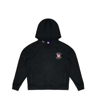 Jugrnaut Jugrnaut Pink Roses Hoody CNS Black