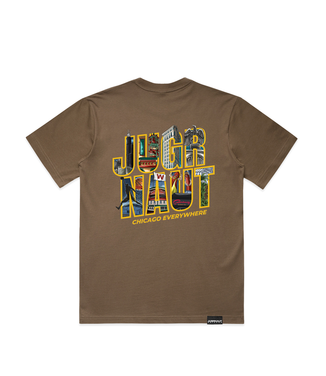 Jugrnaut Jugrnaut Neighborhoods Brown Tee