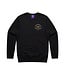 Jugrnaut Jugrnaut Panther Head  Applique/Embroidery Crew Black