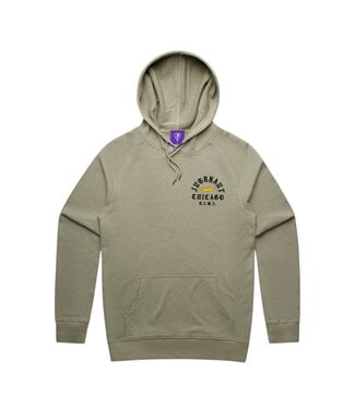 Jugrnaut Jugrnaut Panther Head Applique/Embroidery Hoody Light Olive