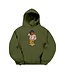 Market Market Folk Fitted Bear Hoodie Sphagnum