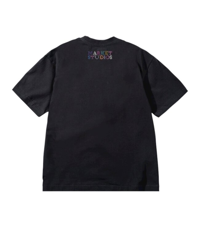 Market Market Folk Fitted Bear Tee Pirate Black