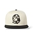 BBC BBC BB Two Tone Snap Back Hat Winter White
