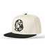 BBC BBC BB Two Tone Snap Back Hat Winter White