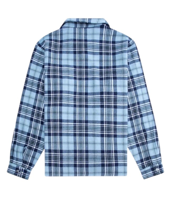 Paper Planes Paper Planes Continental Flannel Shirt Jacket Blue Plaid
