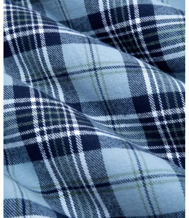 Paper Planes Paper Planes Continental Flannel Shirt Jacket Blue Plaid