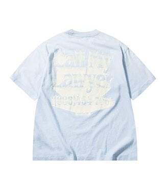 Market Market Call My Lawyer 3D Tee Ice Blue