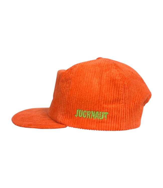 Jugrnaut Jugrnaut Pumpkin Head  Corduroy Snapback Orange