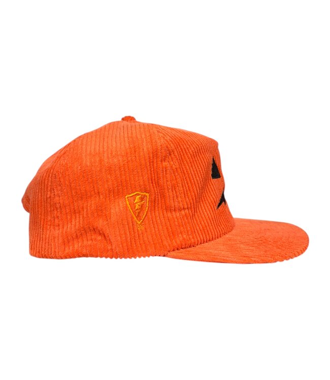 Jugrnaut Jugrnaut Pumpkin Head  Corduroy Snapback Orange