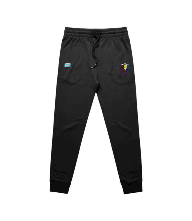 Jugrnaut Jugrnaut Embroidered Filipino Shield Joggers Black