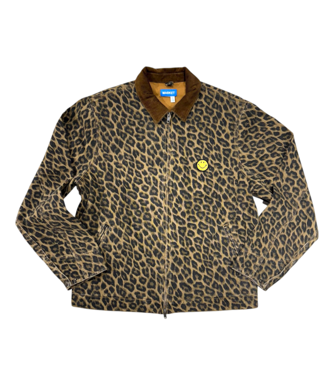 Market Market SMILEY LA WORK JACKET Leopard