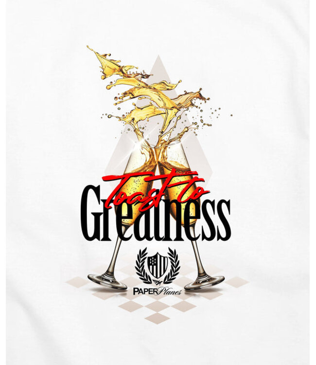 Paper Planes Paper Planes Toast to Greatness Tee White