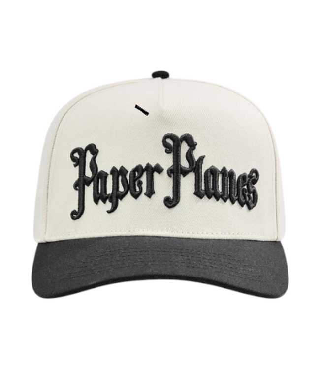 Paper Planes Paper Planes The Old E A Frame Snapback Ivory