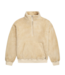 Paper Planes Paper Planes Sherpa Half Zip Ivory