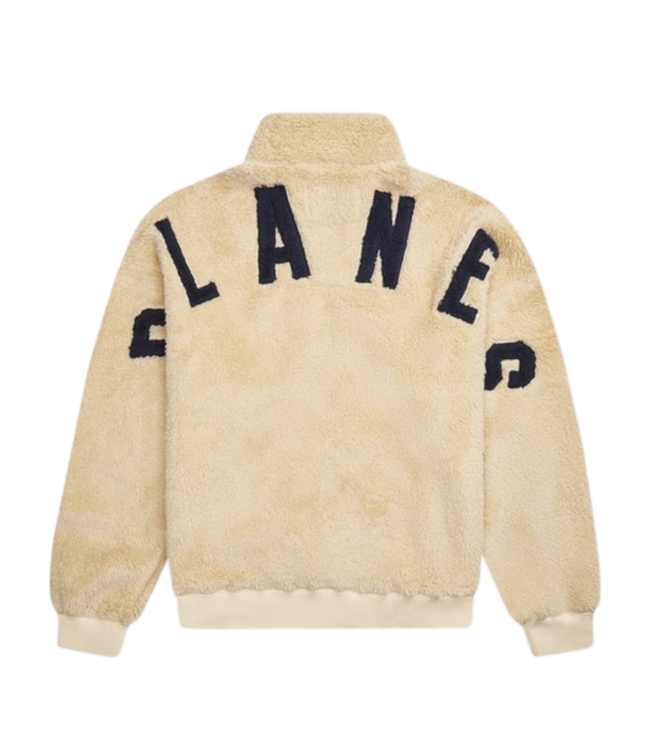 Paper Planes Paper Planes Sherpa Half Zip Ivory