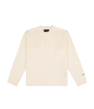 Paper Planes Paper Planes Chunky Slub Crewneck Sweater Ivory