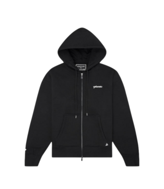 Paper Planes Paper Planes Script Weld Zip Up Hoodie Black
