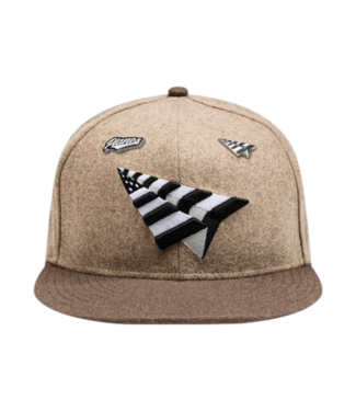 Paper Planes Paper Planes Wool Melton Two Tone 59FIFTY Fitted Crown Camel